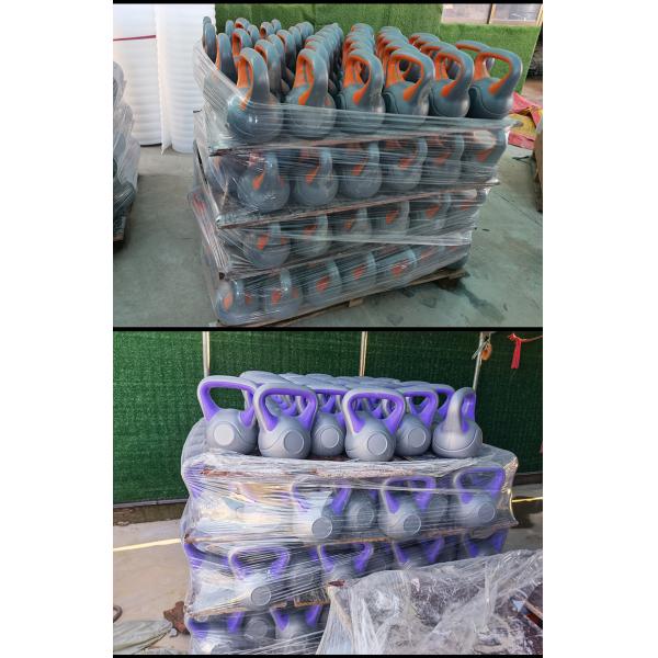 Sand Filled Cement 10kg Kettlebell Fitness Two Color One Piece Molding