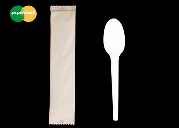 Food Grade Spoon Disposable ECO CPLA Cutlery Heat Resistance