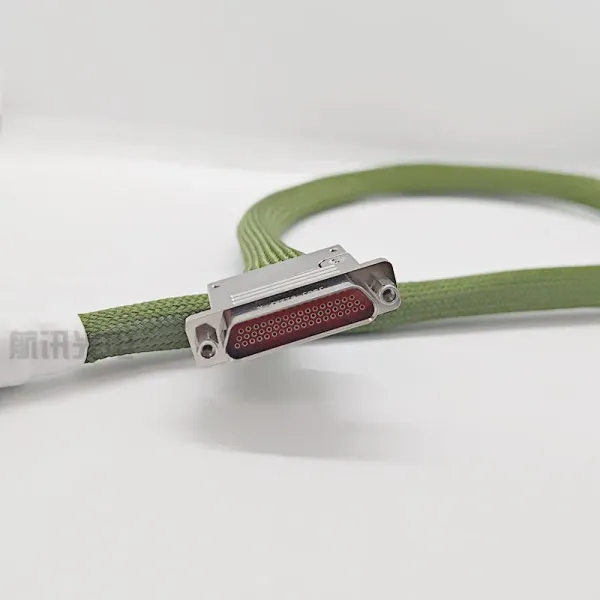 J30j-51zkp-a Rectangular Connector with Shielded Mesh Plug Socket 51 Pins.