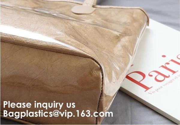 Crossbody Fashion Tyvek Tote Bag, Tyvek Craft Paper Tote Bag, Storage, Travel, Promotion, Makeup Packing