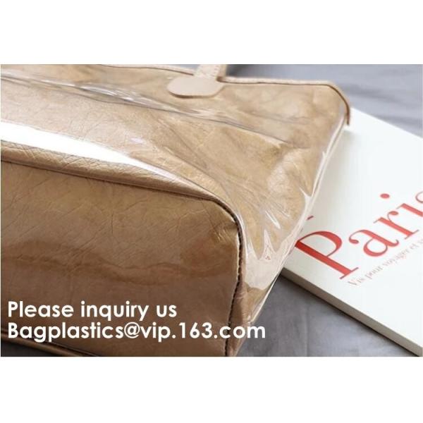 Tyvek Reversible Reusable Shopping Tote Beach Pool Travel Bag Ultra Soft FOLDABLE Material,Reusable Grocery Bag, Easily