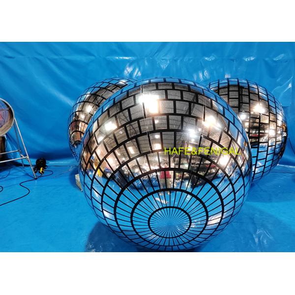 1.5m 2m PVC Plata Inflables Disco Mirror Globos Para la decoración de la fiesta de baile discoteca