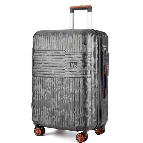 Novelty Dark Floral Pattern Hard Cover Luggage Hard Case Suitcase Contrast Color