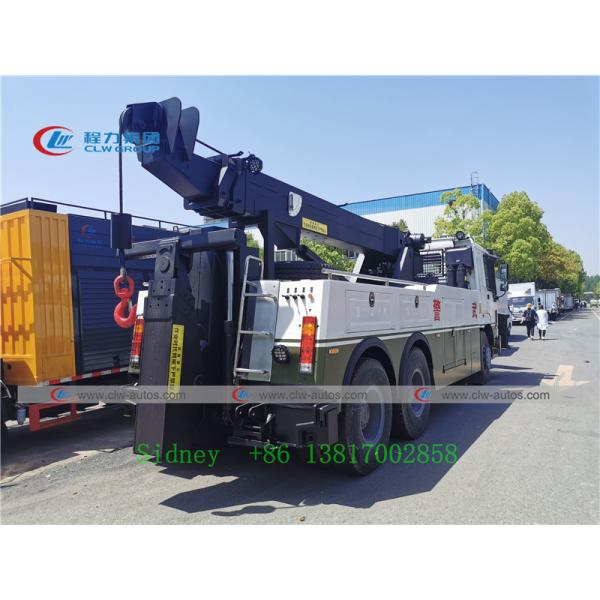 6X4 Sinotruk Howo Heavy Duty Wrecker Truck With Antiroit Shovel
