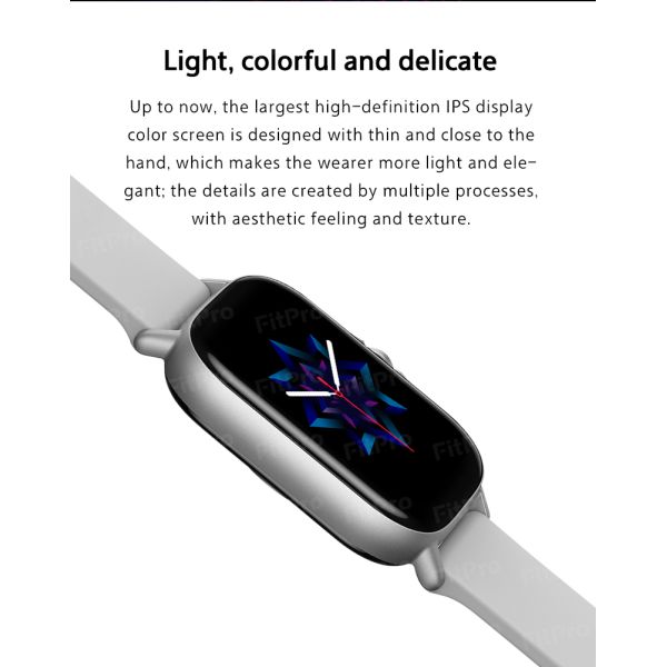 Eraysun Y13 Smart Watch Square 1.69 Inch TFT Display Fitpro for Call Heart Rate Sleep Monitor Unisex Alloy Case Magnetic