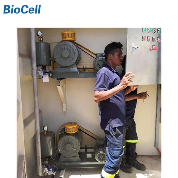 6m 2.2kw Moving Bed Biofilm Reactor MBBR Municipal Effluent Wastewater Treatment Process