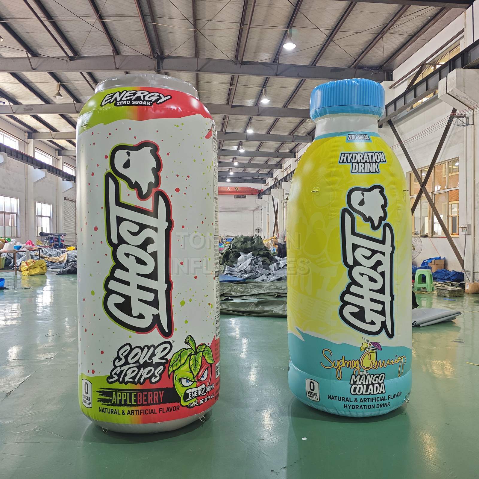 Custom Inflatable Beverage Can and Bottle Advertising Models with Full Color Printing for Brand Promotions Exhibitions Festivals and Retail Displays