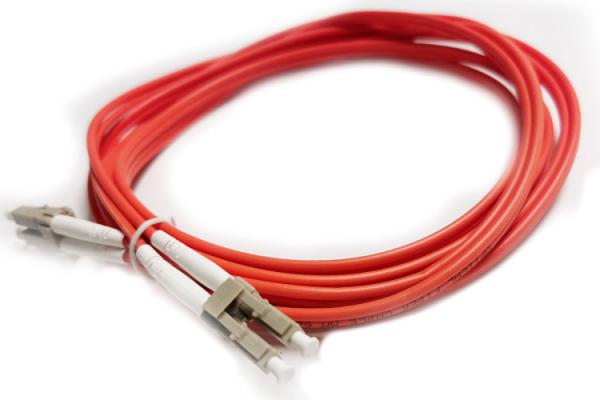 MultiMode Duplex LC 3MM 3m Fiber Optic Patch Cable Good Temperature Stability
