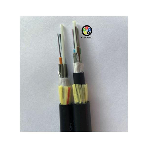 12 24 48 96 Cable à fibre optique ADSS de base Cable aérien extérieur 9,0 mm