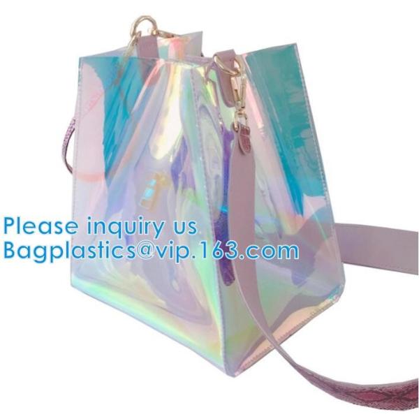 Travel Pouch, Manufacture Clear PVC Zipper Puller Cosmetic Bag,Holographic Travel Pouch Cosmetic Bag Envelope Clutch Bag