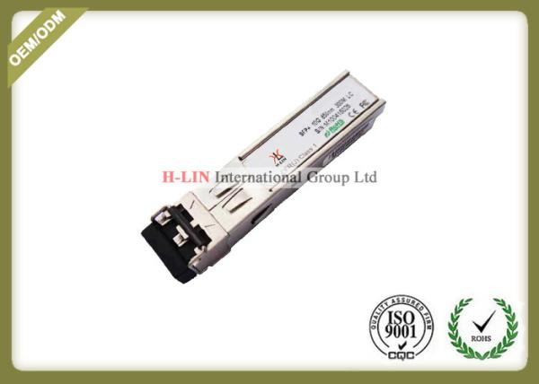 Hot Pluggable 10G SFP+ BIDI Fiber Optic Transceiver with Metal Enclosure RoHS