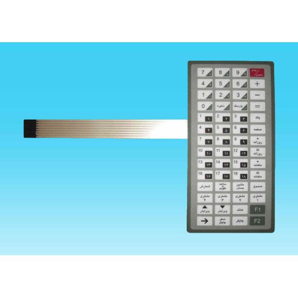 銅のフィルム PCB の膜スイッチ、コンピュータのキーボードの膜のパネル スイッチ