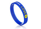 lovv basketball NBA promotional item deboss-fill personalised wrist bands