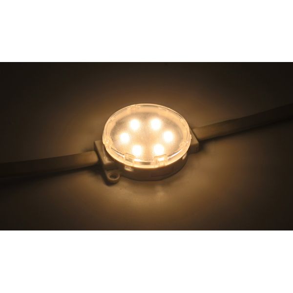 IP67 50mm High Brightness LED Point Lights Waterproof RGBY Landscape Lighting With PC Housing