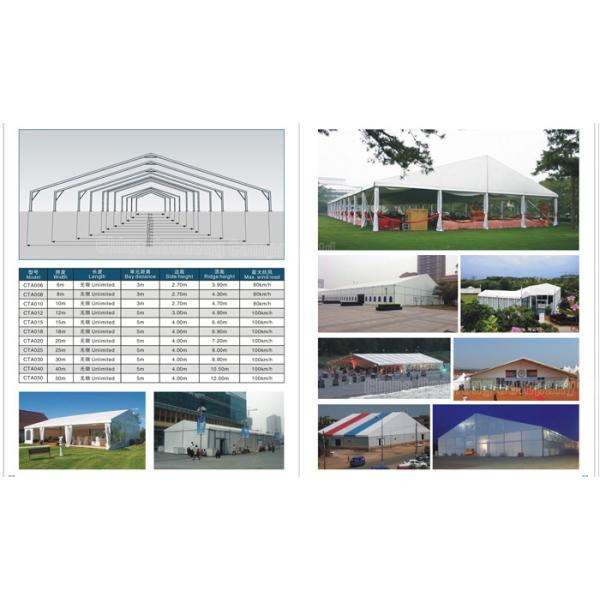 Outdoor Waterproof Canopy Tent UV Resistant For 200 People Gathering Event