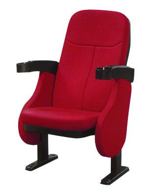 Moveable Armrest Theater Seating Chairs Fire Proof Outer Upholstery