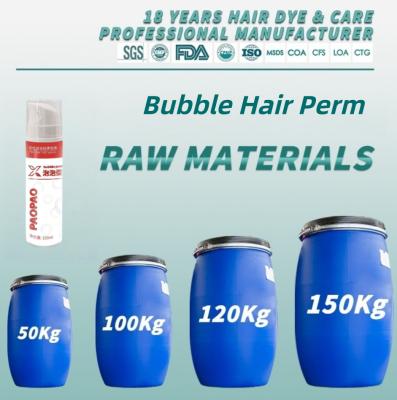 Natural OEM Hair Perm Cream Raw Material Long Lasting Organic Hair Perm Mousse Bubble Herbal Hair Perm