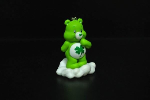 Rainbow Color Key Ring Plastic Toy Figures Care Bear Sell For Collection For kids