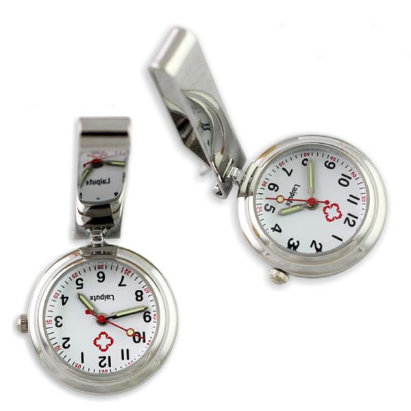 Classic FOB Pocket Watch Nurse Watches Waterproof Creative Right Watch Angle Silver Rose Gold Lapel Medical Gift for Doc