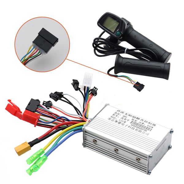 Patinete Eléctrico de 48V 450W con Manillar de Aluminio, Pantalla de Potencia, Controlador y Llaves