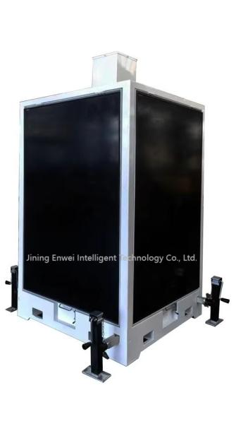 Remote Control Solar Mobile Light Tower CCTV Tower For Job Site