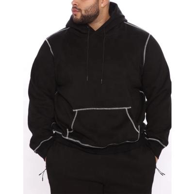 Os Hoodies lisos de Autumn Windproof Pullover Hoodie Unisex contrastam a parte superior de costura
