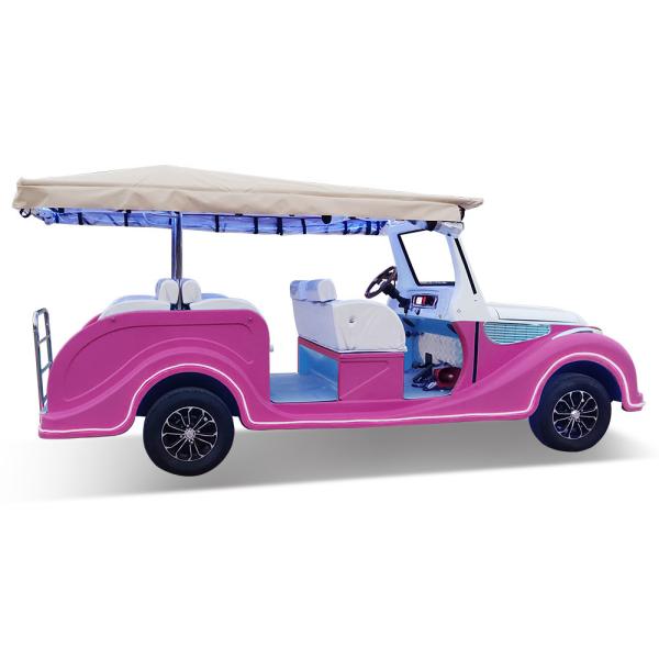 Удобный 8-местный электрический классический гольф-кар Новый дизайн туристического автомобиля