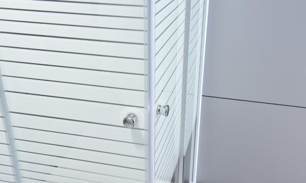 Compartiment d'un seul bloc 5mm ISO9001 de douche d'alliage d'aluminium