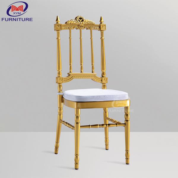 OEM Napoleon Metal Wedding Chiavari Chair For Hotel