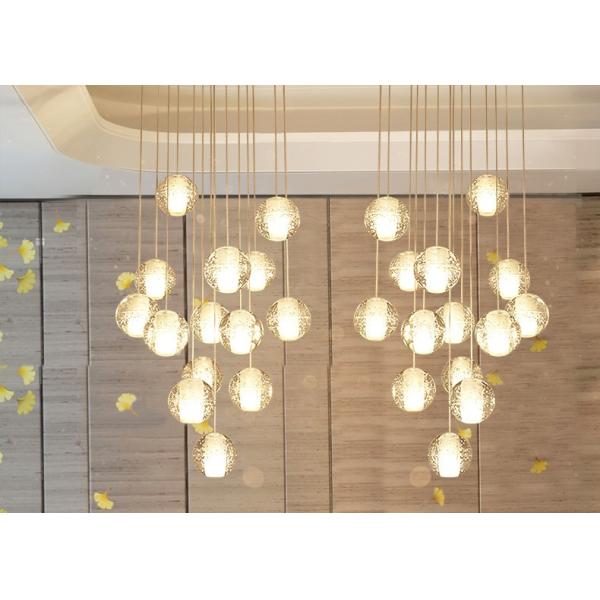 bulle à la maison Crystal Ball Pendant Light de la décoration G4 LED de 10cm/de