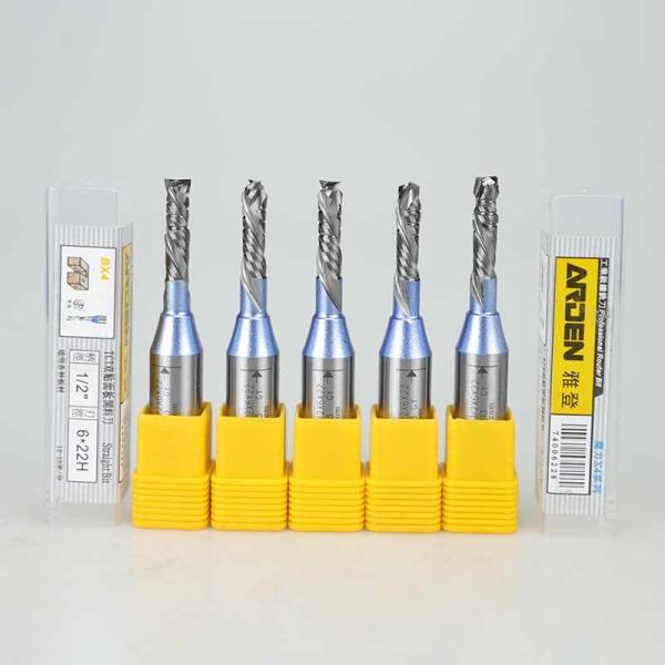 Arden TCT Double Veneer Spiral Blade Sizing Cutter Wood Plank Carbide Milling Cutter