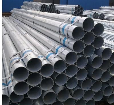 ASTM GI Steel Material BS Round Galvanized Steel Pipe For Building