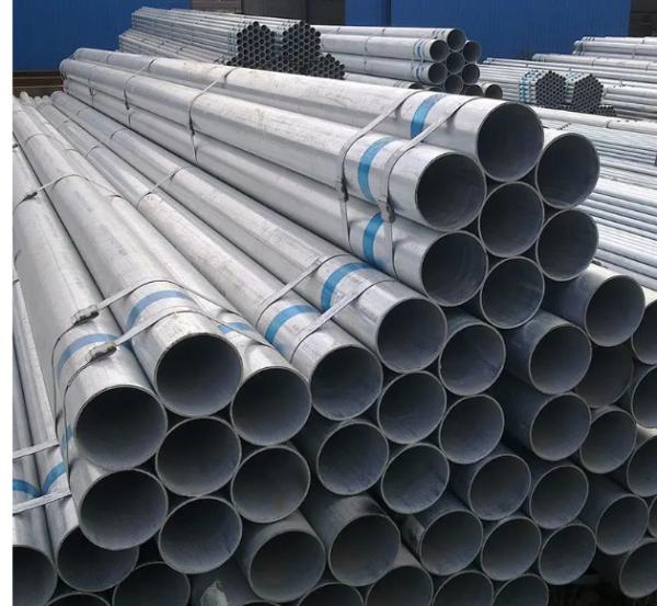 ASTM GI Steel Material BS Round Galvanized Steel Pipe For Building