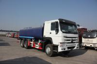 Camion de nettoyage d'eaux d'égout de Howo 20 CBM de déchets du camion/6x4 336HP d'égout blanc de sécurité
