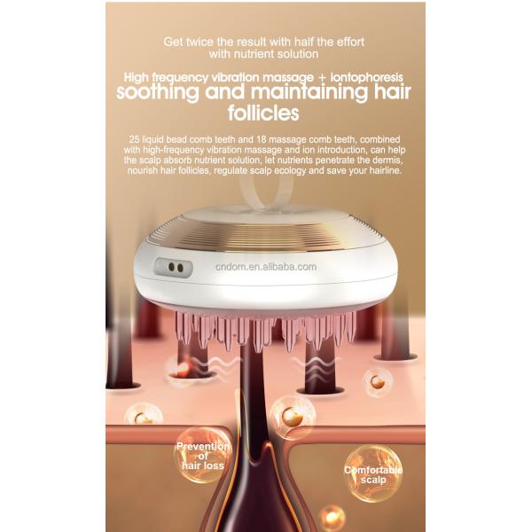 Hair Growth Laser Comb with Frequency Anti Loss Massage and Infrared Advantage 3 in 1