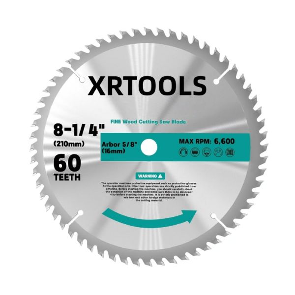 216mm Woodworking Circular Saw Blade | Cabinet-Grade 60T ATB Finish Blade (5/8