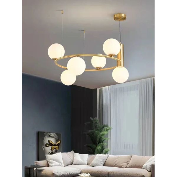 Nordic Magic Bean Galss Chandelier Restaurant Light Glass Ball Pendant Light（WH-AP-673）