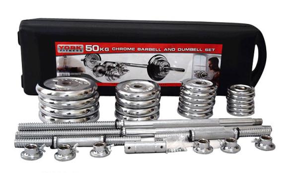 fitness weight lifting  adjustable dumbbell  barbell sets 50kg for sale