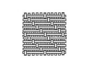 Five Heddle Woven Stainless Steel Wire Cloth 108×59, 110×60, 38×38mesh/inch