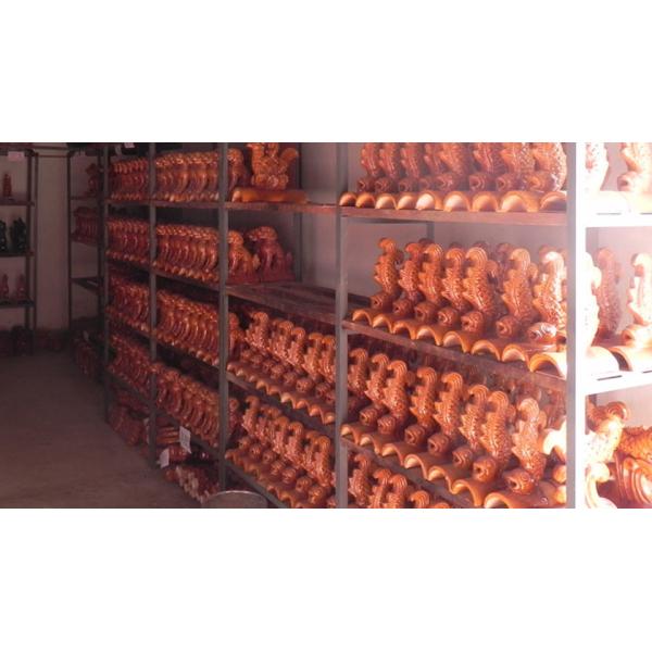 Figuras chinesas Dragon Glazed Traditional Decoration do telhado do miradouro exterior