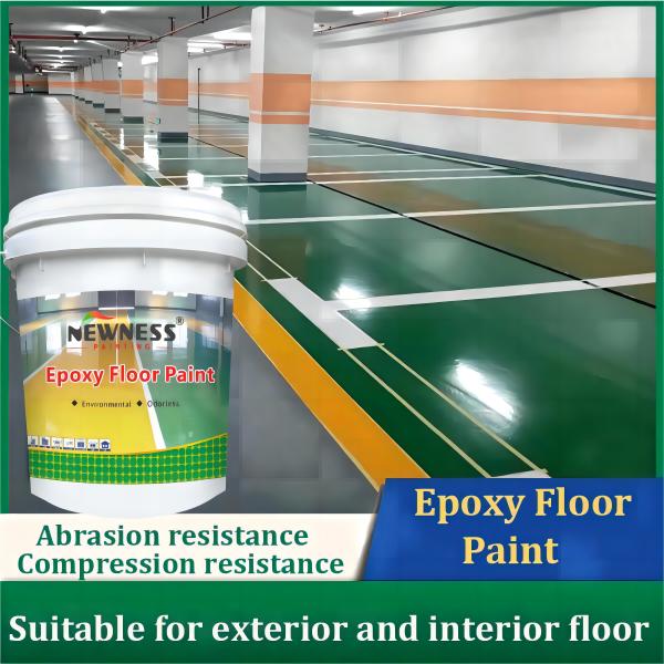 Revestimento de pintura de piso epoxi antiácido alcalino auto-nivelante para as necessidades do cliente