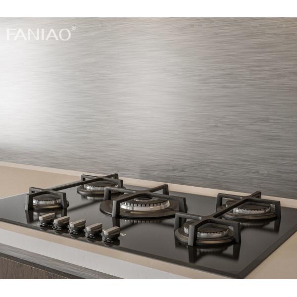 Современный деревянный кухонный шкаф дизайн 304 нержавеющей стали кухонный шкаф для виллы