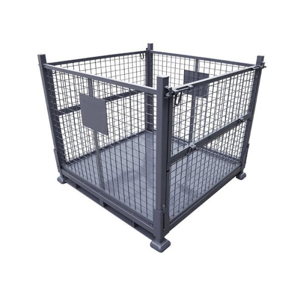 Нагрузка Stillage 1000Kg ячеистой сети складная Stackable для хранения двора