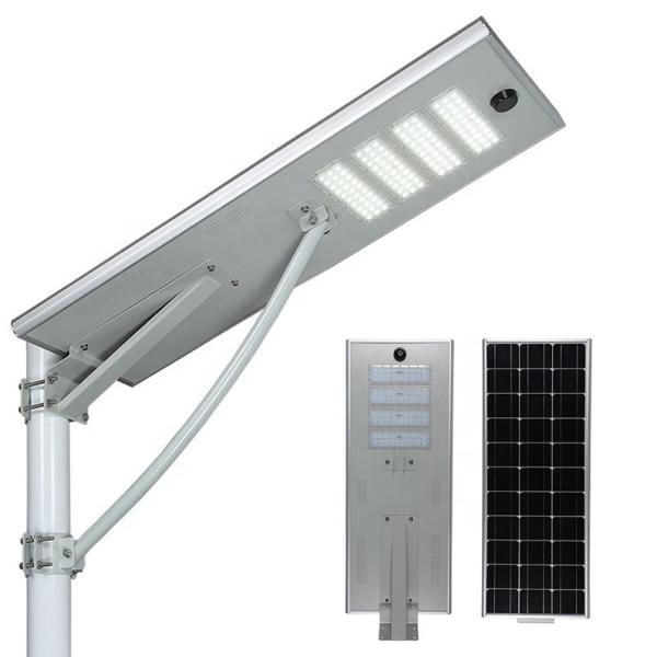 High brightness solar street light with built-in battery 90W led 30w all-in-one solar street light