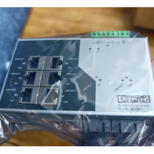 Phoenix Contact Spate Parts FL SWITCH SF 6TX/2FX Order No. 2832933 Industrial Ethernet Switch 6x RJ45 Ports