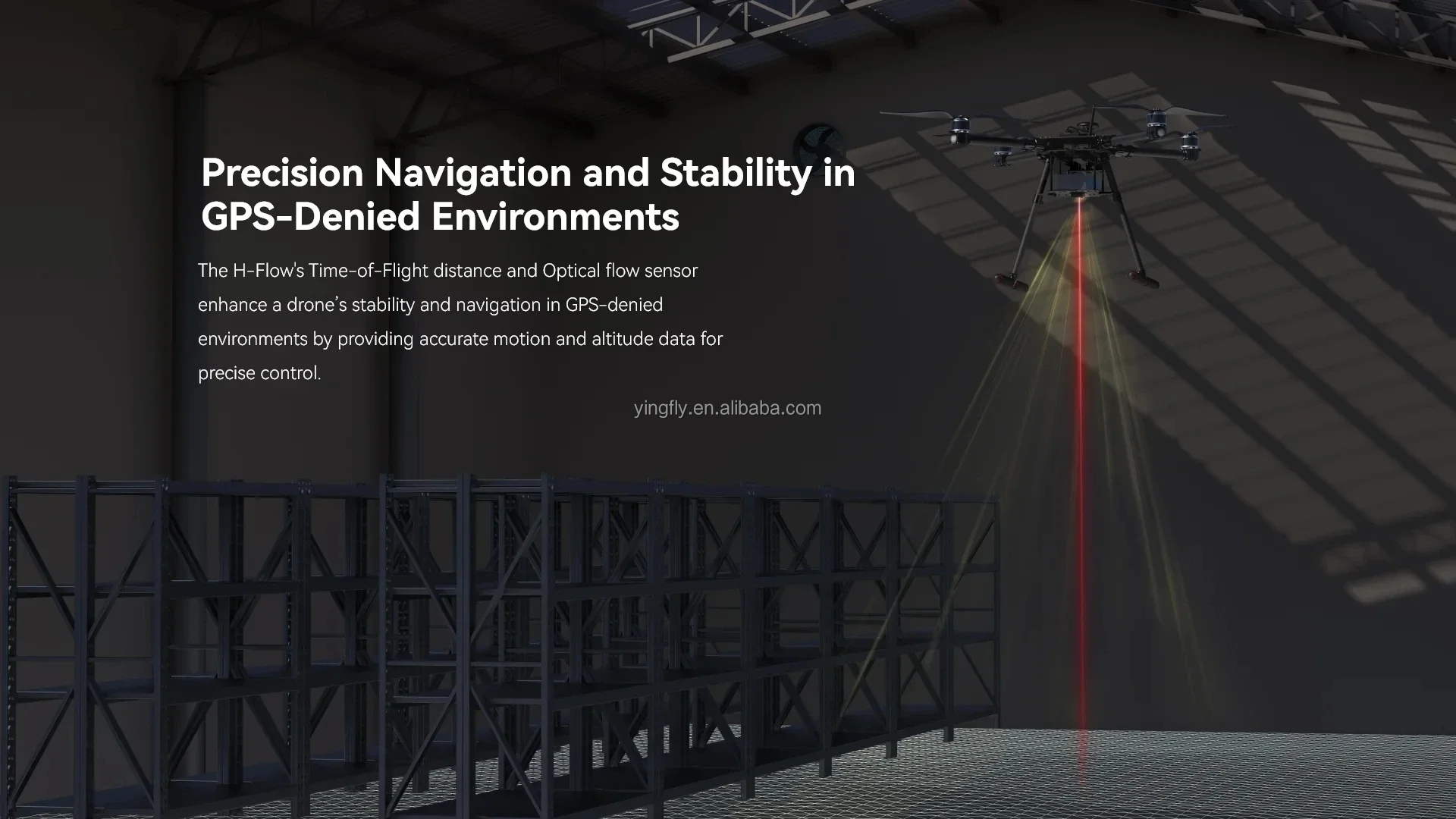 Factory Outlet Holybro H-Flow With DroneCAN Protocol Integrated Optical Flow And Rangefinder Module