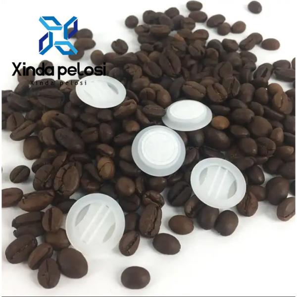 Reciclagem de válvula de descarga de gás para embalagens de grãos de café
