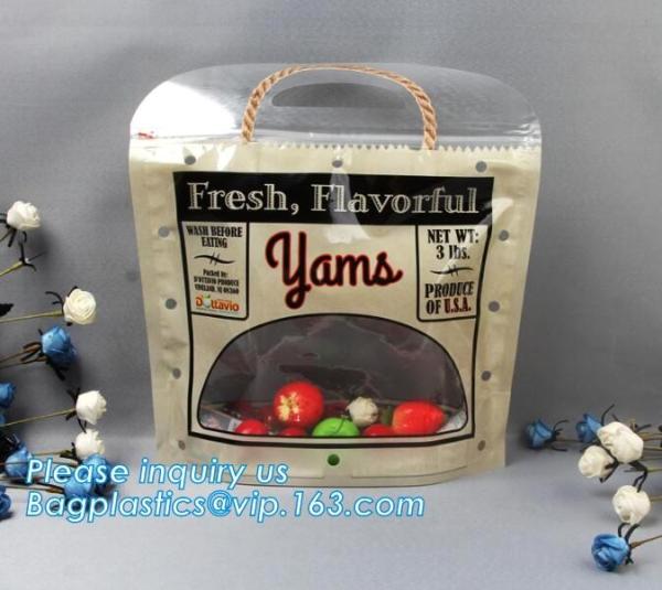 Stand Up Roasted Chicken Packaging Bags With Zip Top hot roast, rotisserie chicken bag, microwaveable bag, slide plastic