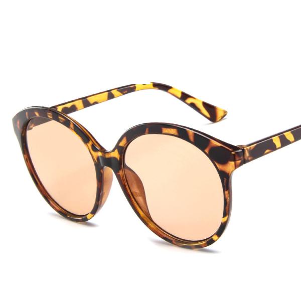 Big Frame Retro Jelly Color Round Frame Sunglasses Fashion Trend Glasses