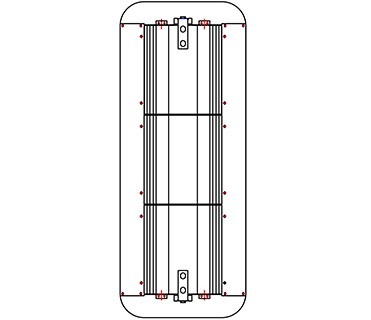 Безопасность дорожного движения 900 мм трафик резиновый дорожный конус GQLZ-900 с черной основой
